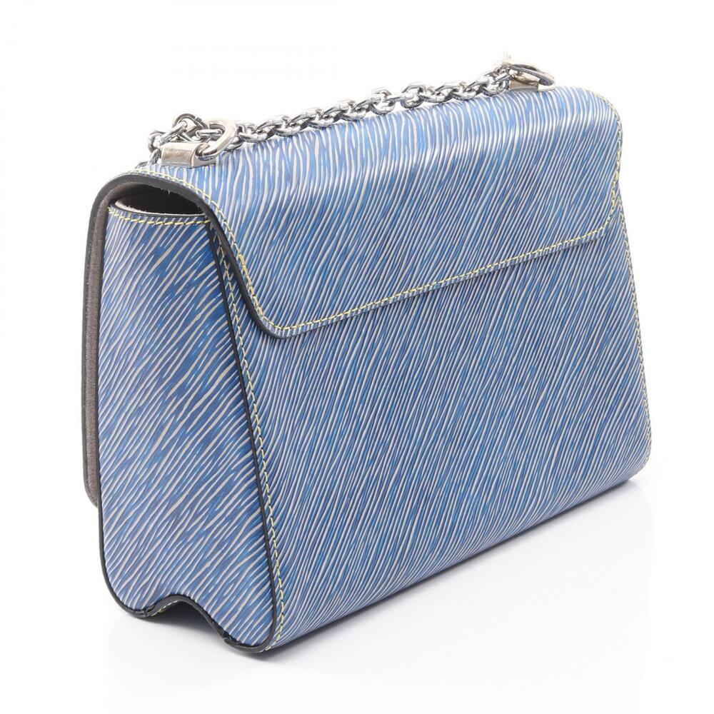 Louis Vuitton Epi Leather White Bag Shoulder Blue Twist - Picture 2 of 9